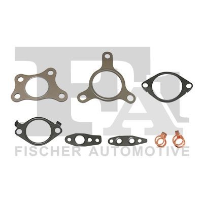 FA1 KT750140E Mounting kit, exhaust system NISSAN PATHFINDER 2005 in original quality