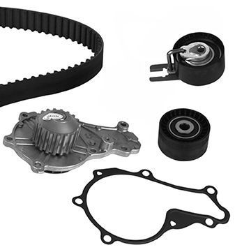 10938 KWP KW938-1 Water pump and timing belt kit 1 446 647