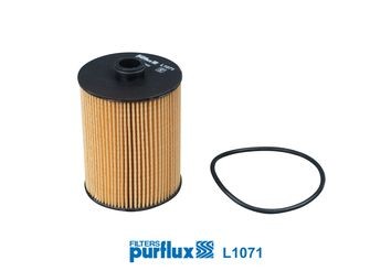 Original L1071 PURFLUX Engine oil filter SKODA