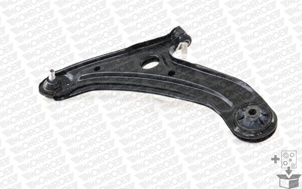 Wishbone MONROE with ball joint, with rubber mount, Control Arm - L43536
