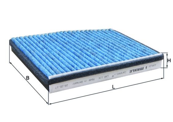 Great value for money - MAHLE ORIGINAL Pollen filter LAO 124