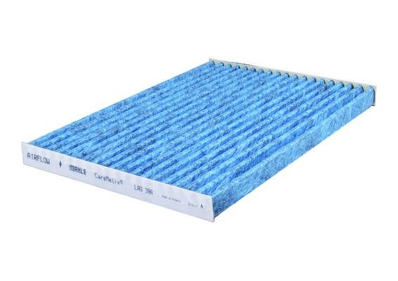 Cabin air filter KNECHT Activated Carbon Filter, with anti-allergic effect, with antibacterial action, 190,0, 190 mm x 265 mm x 20,0, 20 mm, CareMetix® - LAO 396