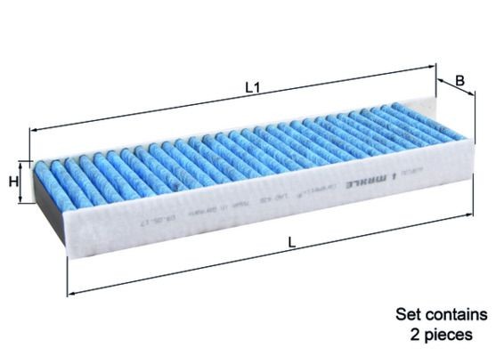 72426067 MAHLE ORIGINAL Activated Carbon Filter, with anti-allergic effect, with antibacterial action, 330,0 mm x 96 mm x 30,0 mm, CareMetix® Width: 96mm, Height: 30,0mm, Length: 330,0mm Cabin filter LAO 428/S buy