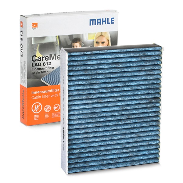 72426112 MAHLE ORIGINAL Activated Carbon Filter, with anti-allergic effect, with antibacterial action, 248,0 mm x 198 mm x 40,0 mm, CareMetix® Width: 198mm, Height: 40,0mm, Length: 248,0mm Cabin filter LAO 812 buy