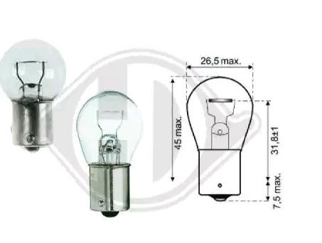 Original DIEDERICHS R Indicator bulb LID10045 for CHEVROLET CAMARO