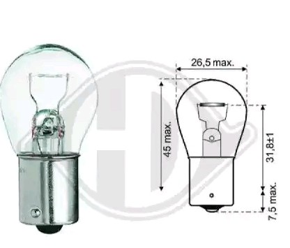 Great value for money - DIEDERICHS Bulb, indicator LID10047