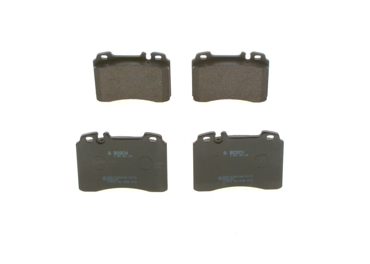 BOSCH Brake pad kit 0 986 424 170 suitable for MERCEDES-BENZ 124-Series, E-Class