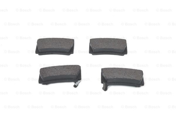 BOSCH 23593 Disc pads Low-Metallic, with acoustic wear warning
