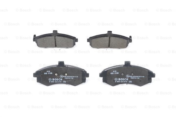 0986424810 Disc brake pads BOSCH E9 90R-02A0870/1115 review and test