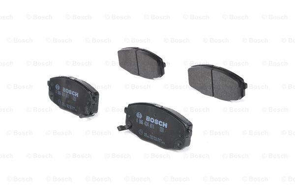 0986424811 Disc brake pads BOSCH E9 90R-02A1080/0840 review and test