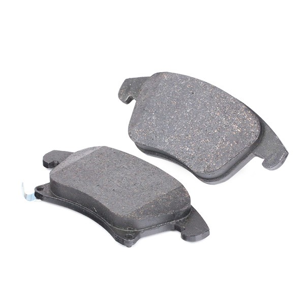 LP3181 Set of brake pads 25593 DELPHI with acoustic wear warning, with anti-squeak plate, without accessories