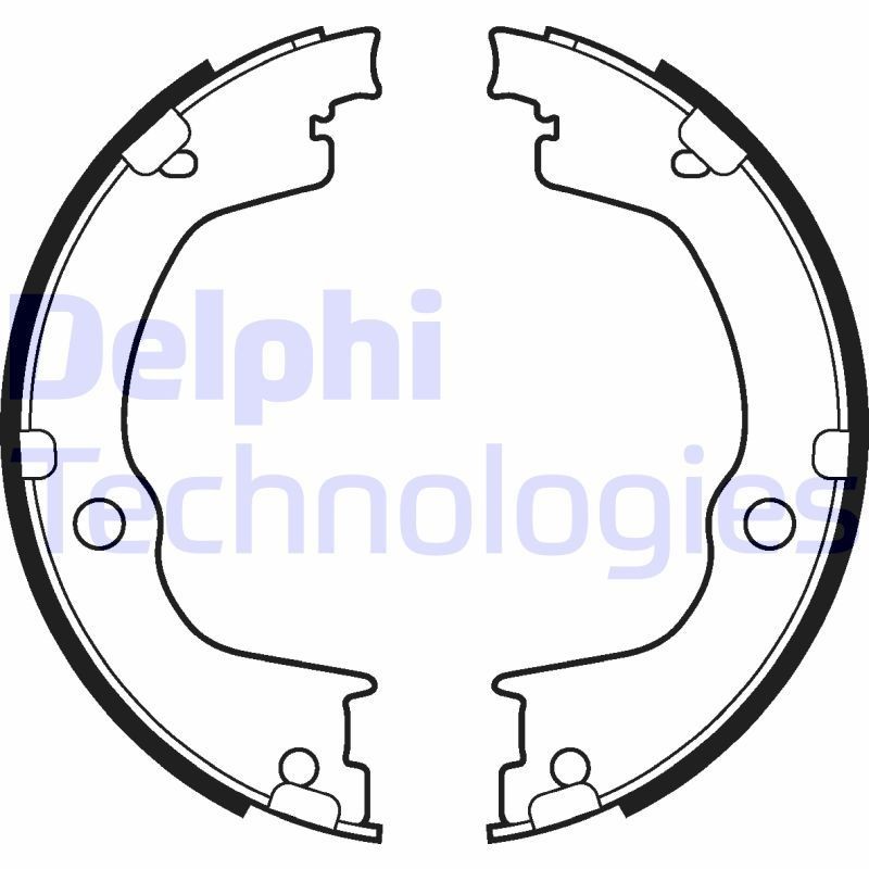 DELPHI LS2106 Handbrake shoes OPEL experience and price