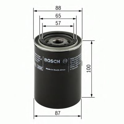 Great value for money - BOSCH Oil filter 0 986 452 006