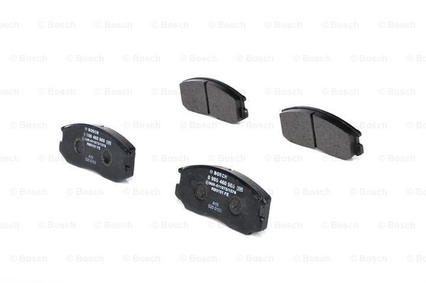 0986460980 Disc brake pads BOSCH E1 90R-011075/1578 review and test