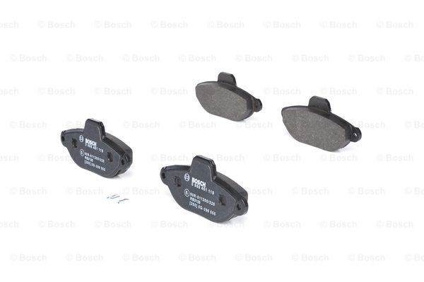 0986461119 Disc brake pads BOSCH E1 90R-011200/325 review and test