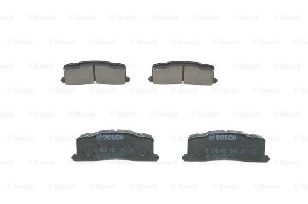 0986461140 Disc brake pads BOSCH E2 90R-01156/002 review and test