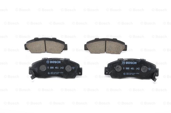 0986461142 Disc brake pads BOSCH E1 90R-01584/056 review and test