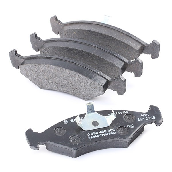 BOSCH Brake pad set, disc brake BP684 buy online