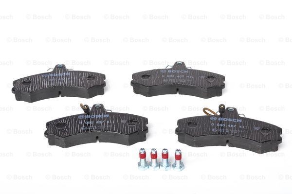 0986467411 Disc brake pads BOSCH 20 741 review and test