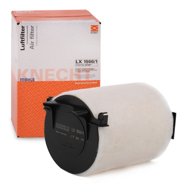 MAHLE ORIGINAL LX 1566/1 Air filter 220,6mm, 150,0, 136mm, Filter Insert