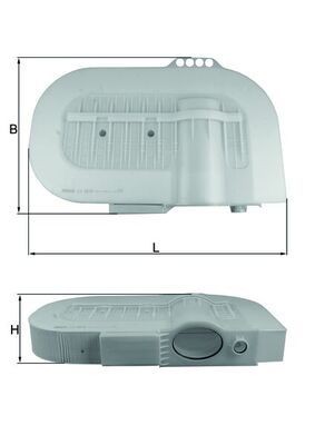 LX 2810 KNECHT Luftfilter für FUSO (MITSUBISHI) online bestellen