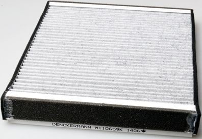M110659K DENCKERMANN Pollen filter CHEVROLET Activated Carbon Filter, 272 mm x 234 mm x 32 mm