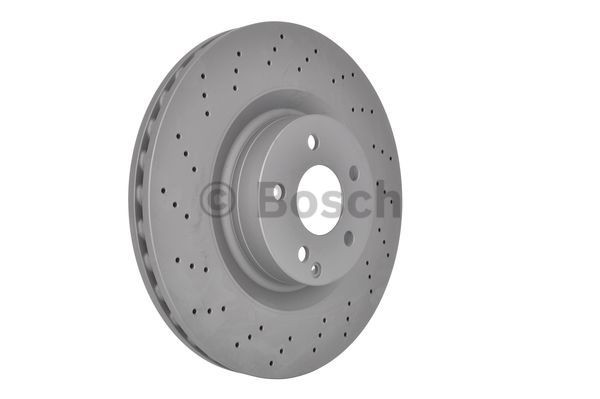 BOSCH 0986479412 Brake rotor 350x32mm, 5x112, Perforated, Vented, Coated, Alloyed/High-carbon