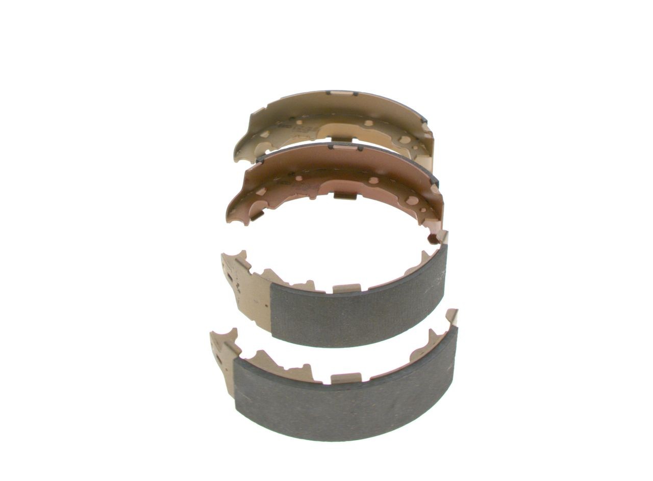 0986487396 Drum brake shoes BOSCH 90R-011300/229 review and test