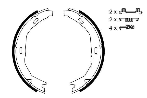 0986487723 Parking brake shoes BOSCH 0 986 487 723 review and test