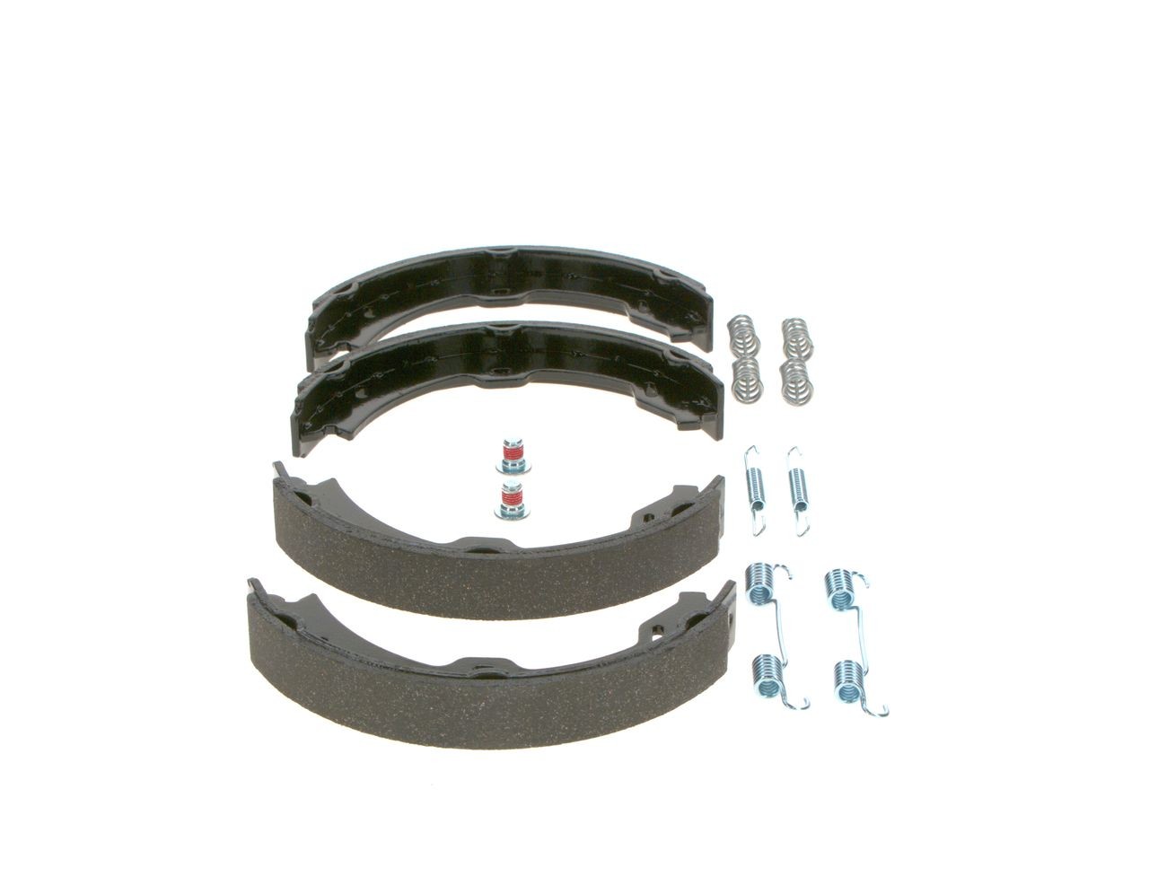 0986487725 Emergency brake shoes BS945 BOSCH with accessories
