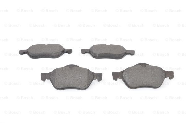 BOSCH 23 215 Disc pads Low-Metallic, with piston clip, with anti-squeak plate