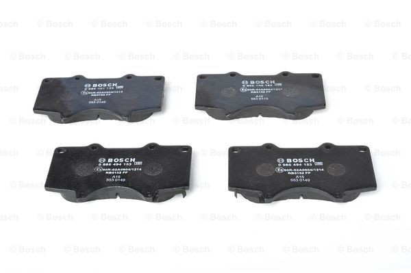 BOSCH 7877-D976 Disc pads Low-Metallic, with acoustic wear warning