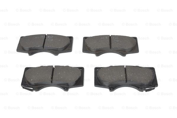 0986494153 Set of brake pads 7877D976 BOSCH Low-Metallic, with acoustic wear warning