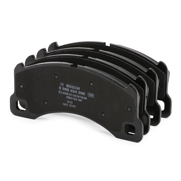BOSCH Brake pad set, disc brake BP1142 buy online