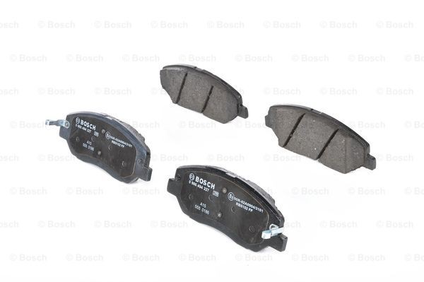 0986494227 Disc brake pads BOSCH E1 90R-011328/034 review and test