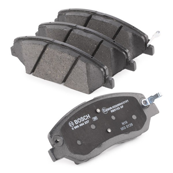 BOSCH Brake pad set, disc brake BP1162 buy online