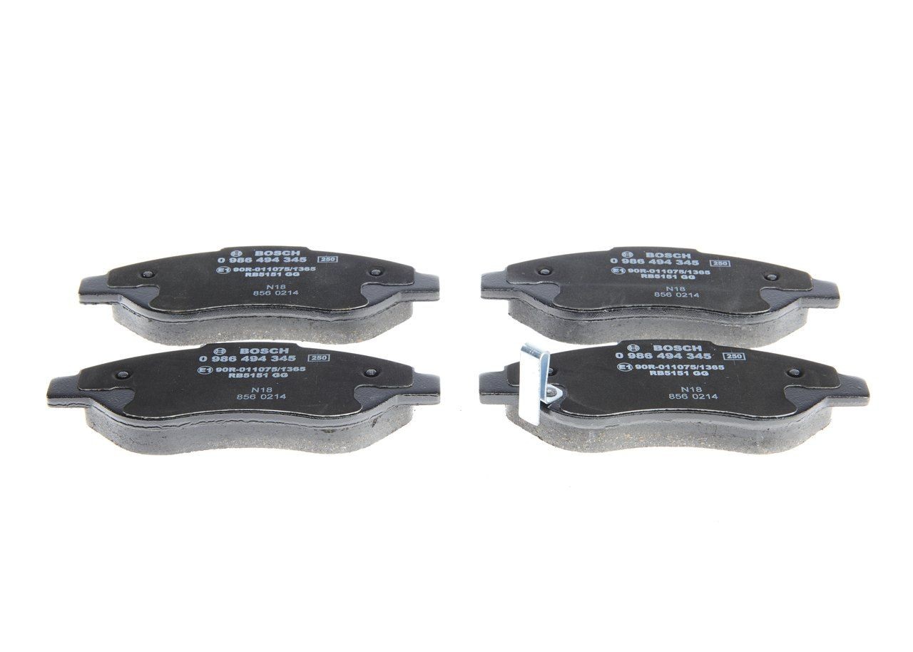 BOSCH Brake pad set, disc brake BP1253 buy online