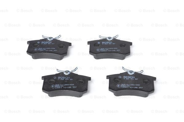 0986494387 Disc brake pads BOSCH E1 90R-011209/084 review and test