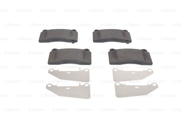 0986494395 Disc brake pads BOSCH D1001 review and test