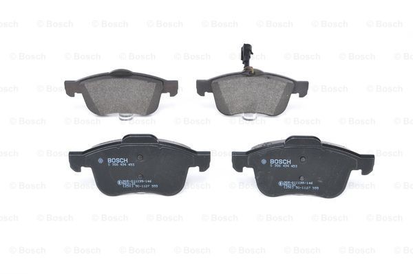 0986494453 Disc brake pads BOSCH E1 90R- 011199/146 review and test