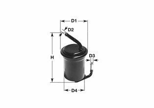 CLEAN FILTER MBNA1508 Fuel filter B6BF 20 490A