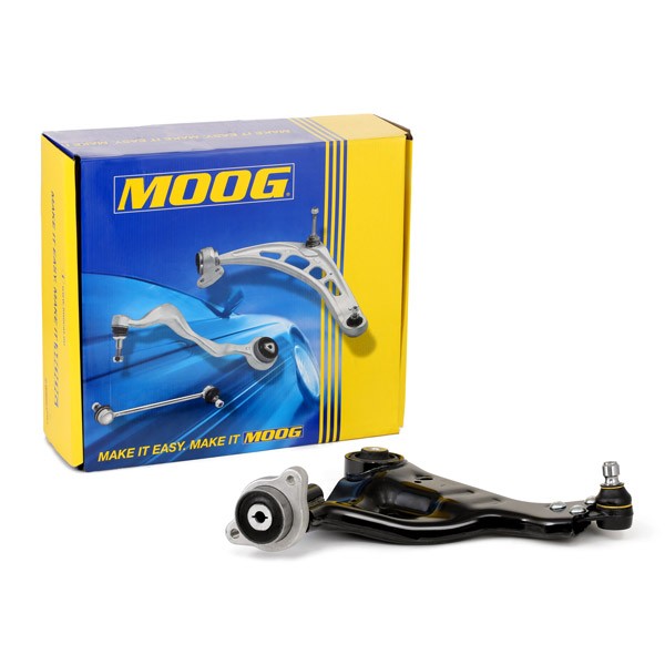MOOG with rubber mount, Lower, Front Axle Left, Control Arm Control arm ME-WP-14045 buy