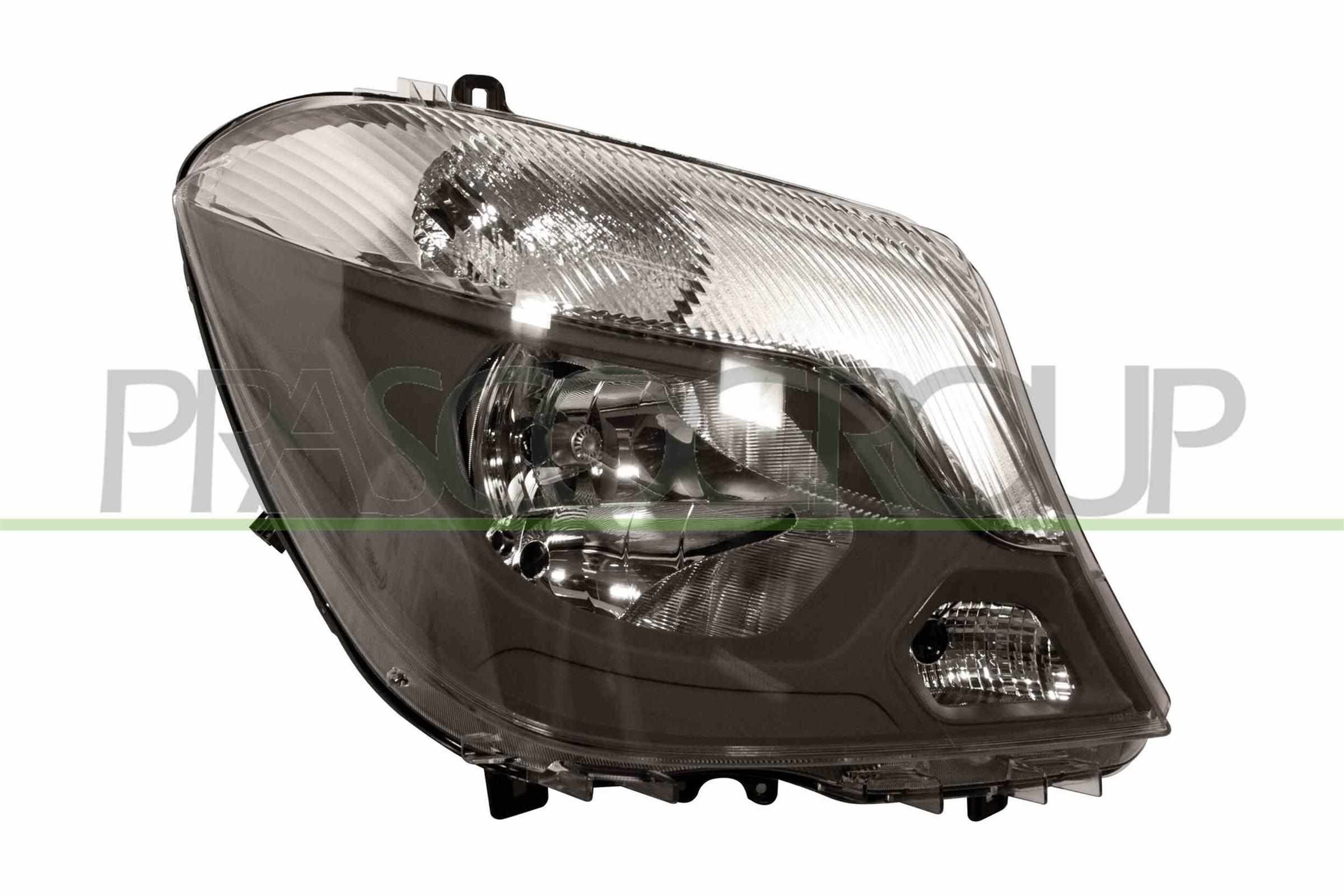 PRASCO ME9214913 Headlight Right, H7/H7, with motor for headlamp levelling