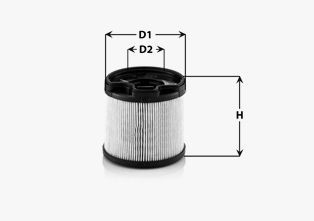 CLEAN FILTER MG080 Fuel filter 1906-A1