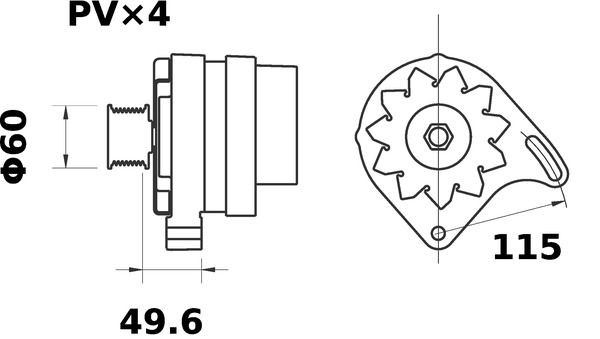MAHLE ORIGINAL Alternator MG 441