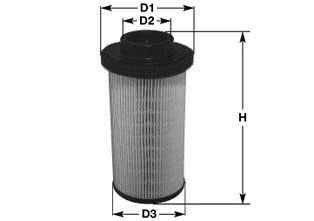 CLEAN FILTER MG1653 Fuel filter 457 090 00 51