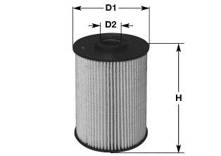 CLEAN FILTER MG1664 Fuel filter 1906 95