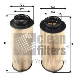 CLEAN FILTER MG3614K Fuel filter 2022753