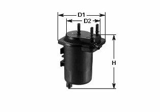 CLEAN FILTER with water drain screw, Filter Insert, without filter heating, with quick coupling Height: 189mm Inline fuel filter MGC1690 buy