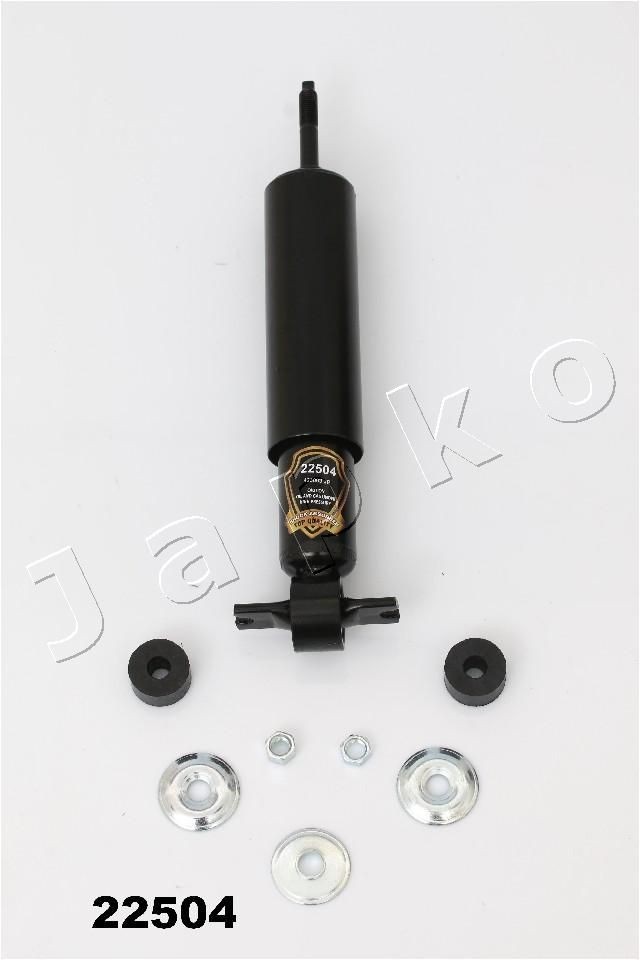 JAPKO MJ22504 Shock absorber Front Axle, Oil Pressure, Telescopic Shock Absorber, Top pin, Bottom Yoke